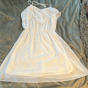 White Flowy Lightweight Dress - Small